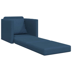 Blaues Schlafsofa Stoff 74x77x81cm