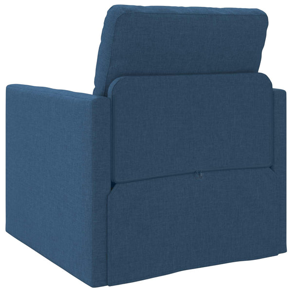 Blaues Schlafsofa Stoff 74x77x81cm
