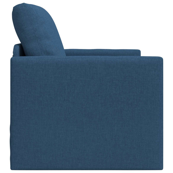 Blaues Schlafsofa Stoff 74x77x81cm