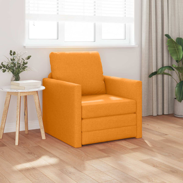 Schlafsofa Dunkelgelb Stoff 74x77x81cm