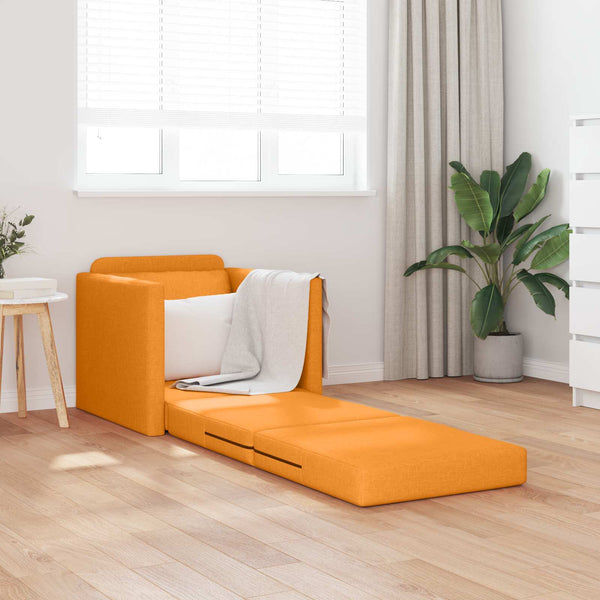 Schlafsofa Dunkelgelb Stoff 74x77x81cm