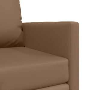 Schlafsofa 60cm Cappuccino Kunstleder