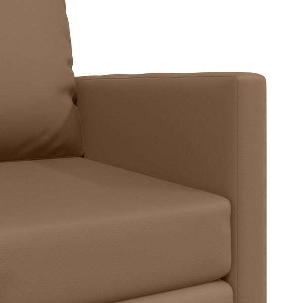 Schlafsofa 60cm Cappuccino Kunstleder