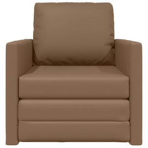 Schlafsofa 60cm Cappuccino Kunstleder