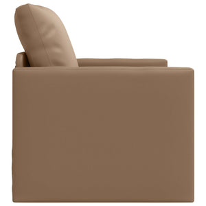 Schlafsofa 60cm Cappuccino Kunstleder