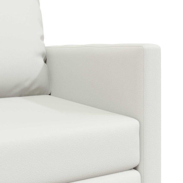 Schlafsofa 60cm Weiß Kunstleder