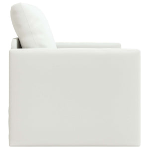 Schlafsofa 60cm Weiß Kunstleder