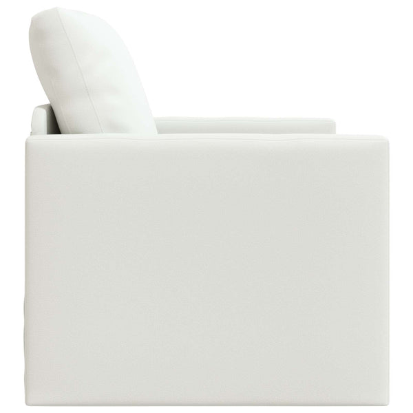 Schlafsofa 60cm Weiß Kunstleder