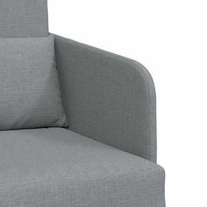 Schlafsofa Hellgrau Stoff 65x80x83cm