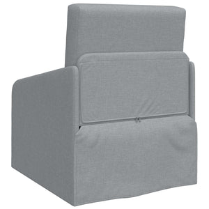 Schlafsofa Hellgrau Stoff 65x80x83cm
