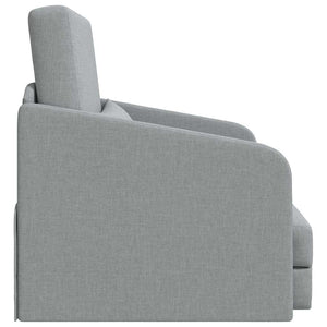 Schlafsofa Hellgrau Stoff 65x80x83cm