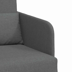 Schlafsofa Dunkelgrau Stoff 65x80x83cm