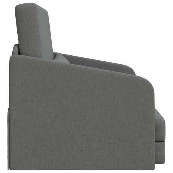 Schlafsofa Dunkelgrau Stoff 65x80x83cm