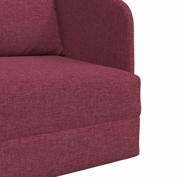 Weinrotes Schlafsofa Stoff 65x80x83cm