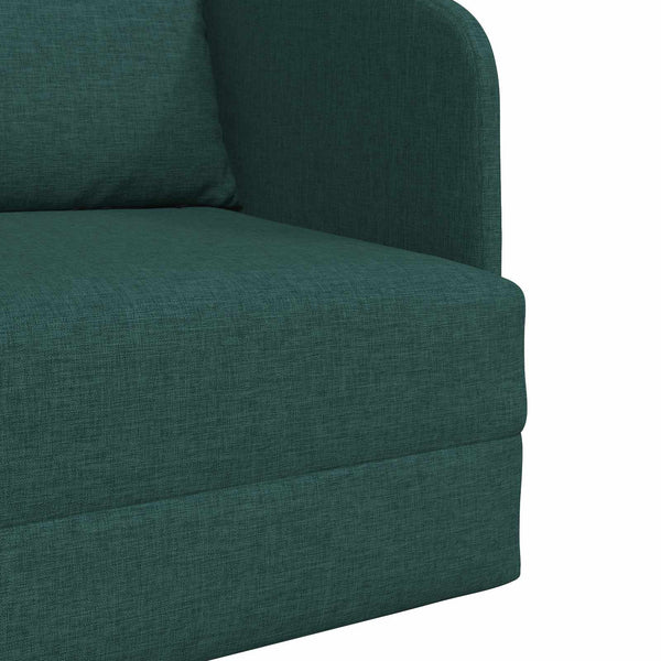 Dunkelgrünes Schlafsofa Stoff 65x80x83cm
