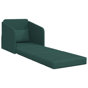 Dunkelgrünes Schlafsofa Stoff 65x80x83cm