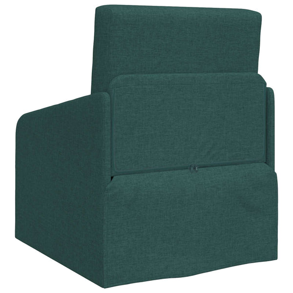 Dunkelgrünes Schlafsofa Stoff 65x80x83cm