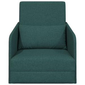 Dunkelgrünes Schlafsofa Stoff 65x80x83cm