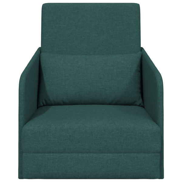 Dunkelgrünes Schlafsofa Stoff 65x80x83cm
