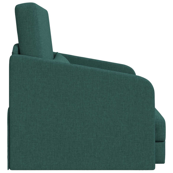 Dunkelgrünes Schlafsofa Stoff 65x80x83cm