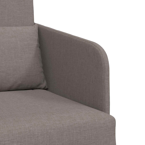 Schlafsofa Taupe Stoff 65x80x83cm