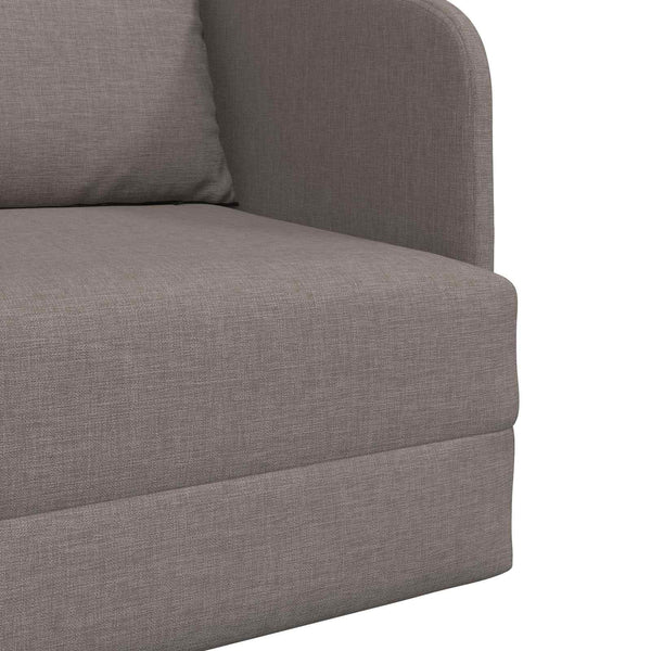 Schlafsofa Taupe Stoff 65x80x83cm