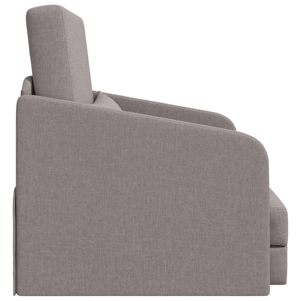 Schlafsofa Taupe Stoff 65x80x83cm