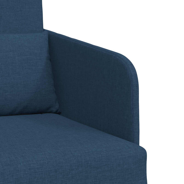 Blaues Schlafsofa Stoff 65x80x83 cm