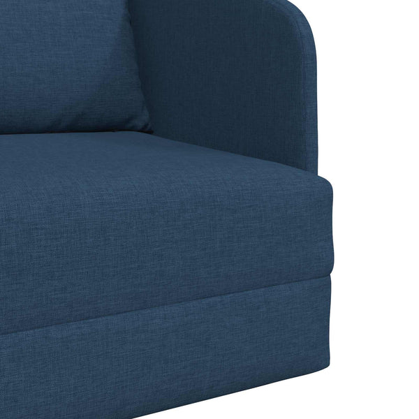 Blaues Schlafsofa Stoff 65x80x83 cm