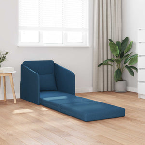 Blaues Schlafsofa Stoff 65x80x83 cm