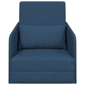 Blaues Schlafsofa Stoff 65x80x83 cm