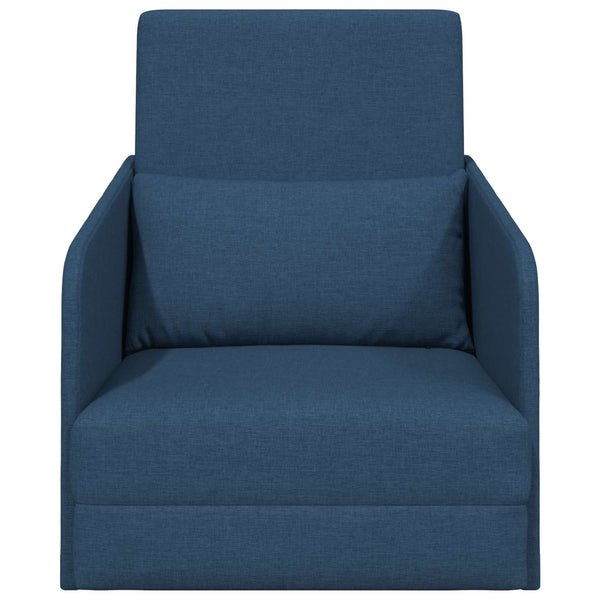 Blaues Schlafsofa Stoff 65x80x83 cm