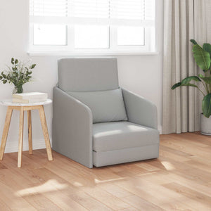 Schlafsofa Wolkengrau Stoff 65x80x83cm