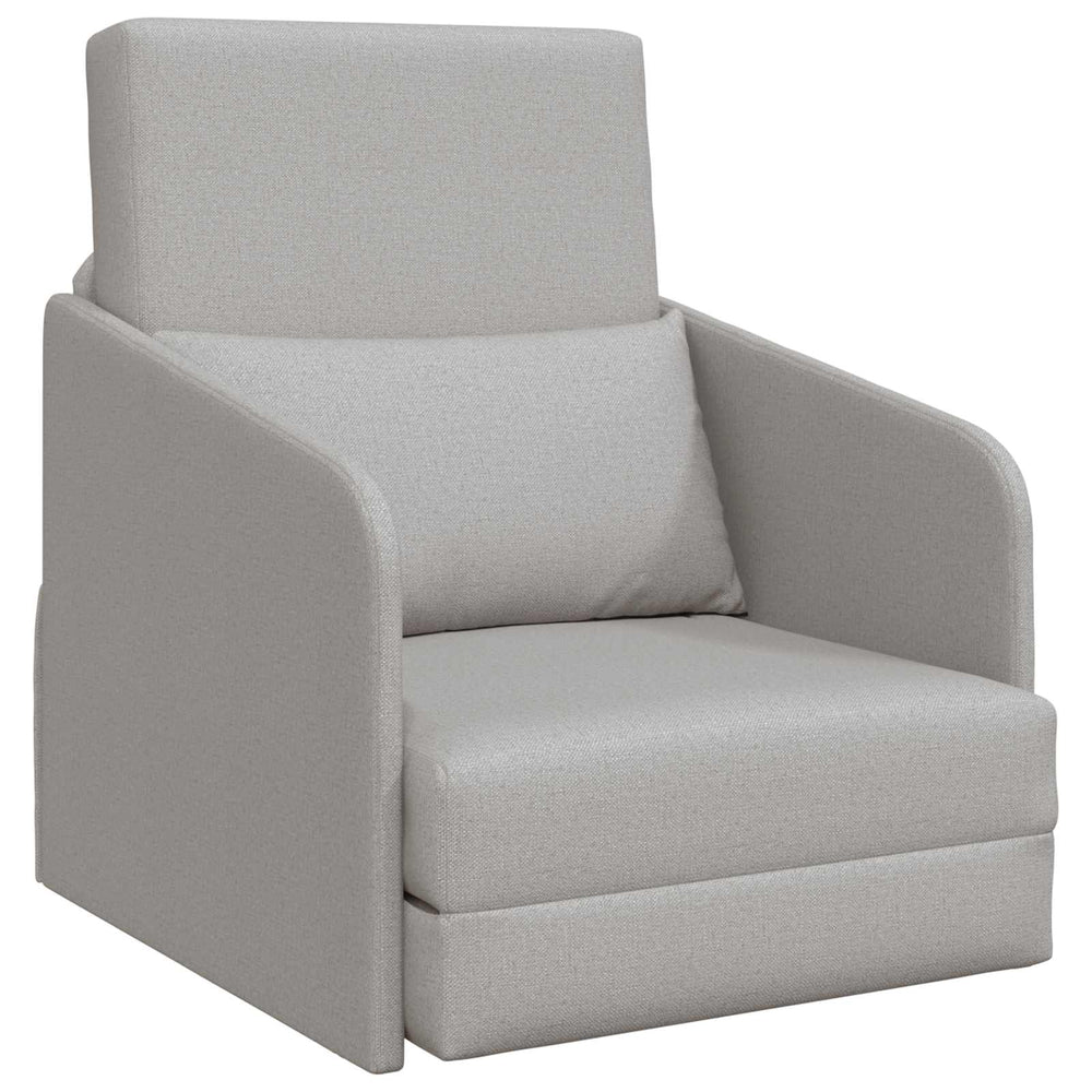 Schlafsofa Wolkengrau Stoff 65x80x83cm