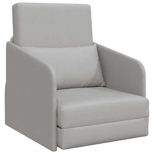 Schlafsofa Wolkengrau Stoff 65x80x83cm