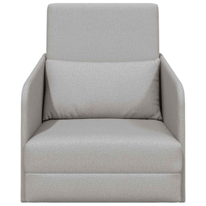 Schlafsofa Wolkengrau Stoff 65x80x83cm