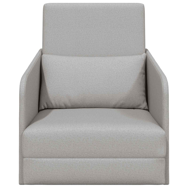 Schlafsofa Wolkengrau Stoff 65x80x83cm