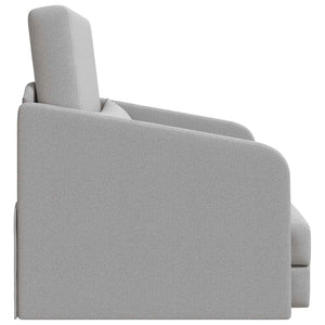 Schlafsofa Wolkengrau Stoff 65x80x83cm