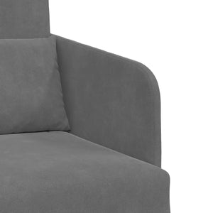 Dunkelgraues Samt Schlafsofa