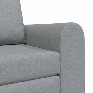 Schlafsofa Hellgrau Stoff 98 cm