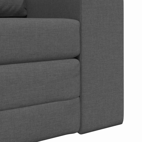 vidaXL Canapé-lit gris foncé 98 x 71 x 83 cm Tissu