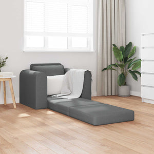 vidaXL Canapé-lit gris foncé 98 x 71 x 83 cm Tissu