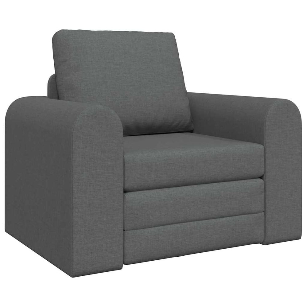 Schlafsofa Dunkelgrau Stoff 98cm