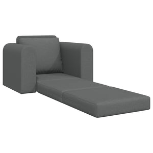 vidaXL Canapé-lit gris foncé 98 x 71 x 83 cm Tissu