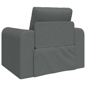 vidaXL Canapé-lit gris foncé 98 x 71 x 83 cm Tissu