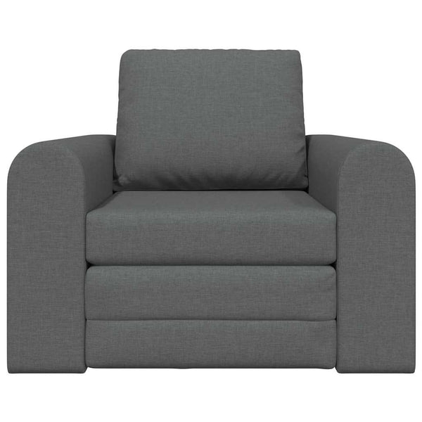 vidaXL Canapé-lit gris foncé 98 x 71 x 83 cm Tissu