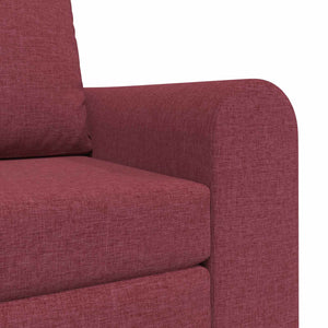 Weinrotes Schlafsofa Stoff 98 cm