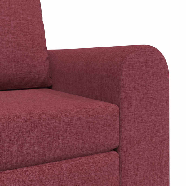 Weinrotes Schlafsofa Stoff 98 cm