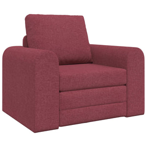 Weinrotes Schlafsofa Stoff 98 cm