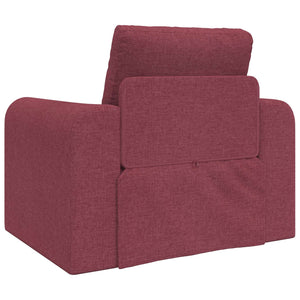 Weinrotes Schlafsofa Stoff 98 cm